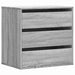 Dulap colț cu sertare sonoma gri 60x41x58 cm lemn prelucrat - WALTI WALTI
