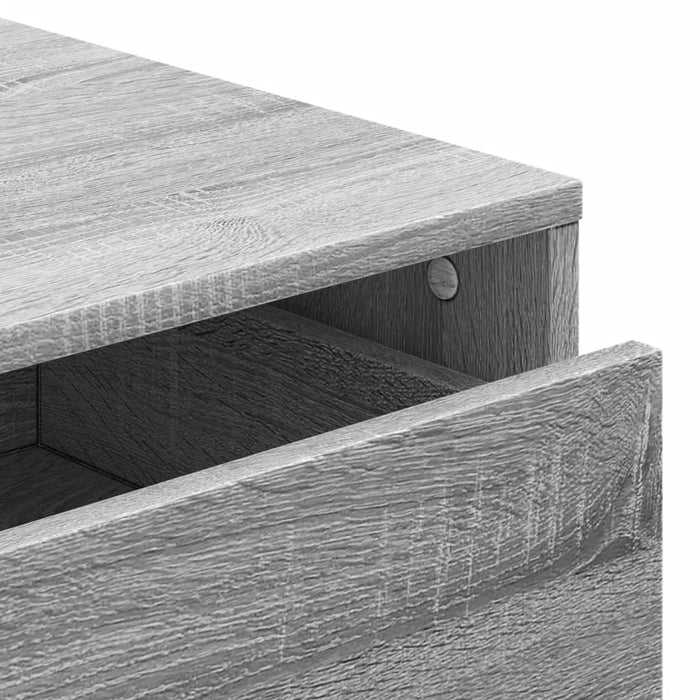 Dulap colț cu sertare sonoma gri 60x41x58 cm lemn prelucrat - WALTI WALTI