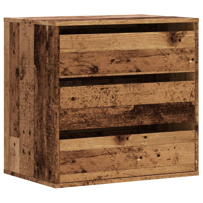 Dulap colț cu sertare lemn vechi 60x41x58 cm lemn prelucrat - WALTI WALTI