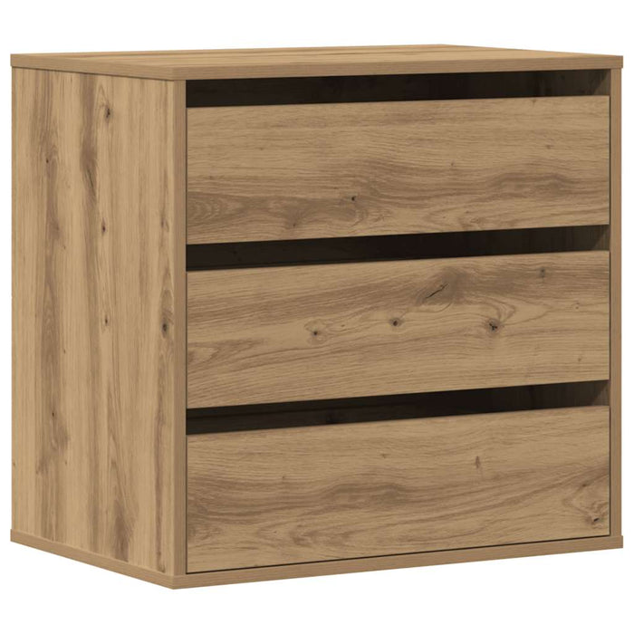Dulap colț sertare stejar artizanal 60x41x58 cm lemn prelucrat - WALTI WALTI