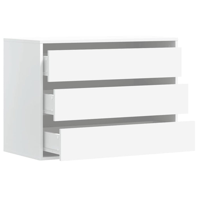 Dulap colț cu sertare alb 80x41x58 cm lemn prelucrat - WALTI WALTI