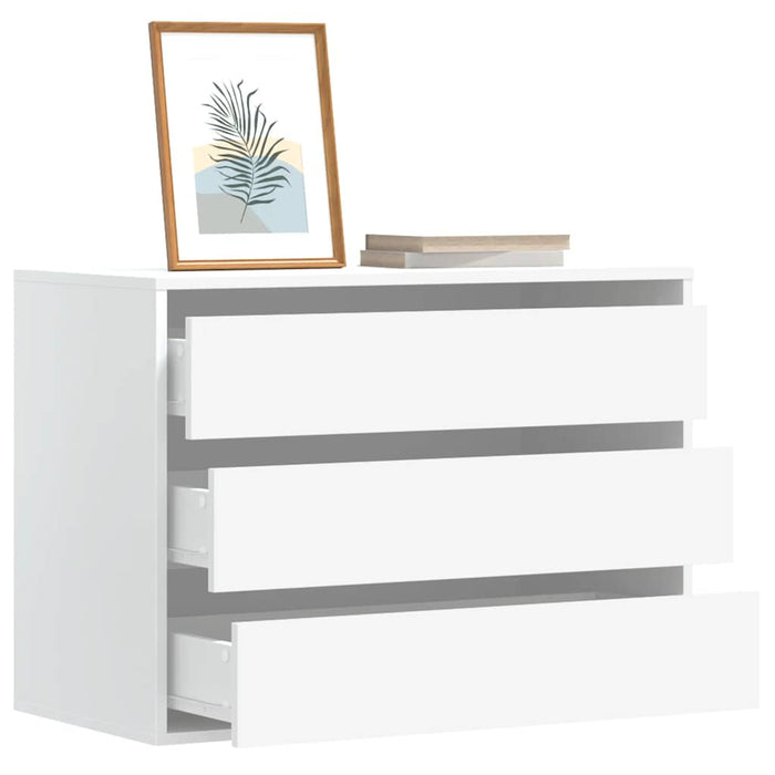 Dulap colț cu sertare alb 80x41x58 cm lemn prelucrat - WALTI WALTI