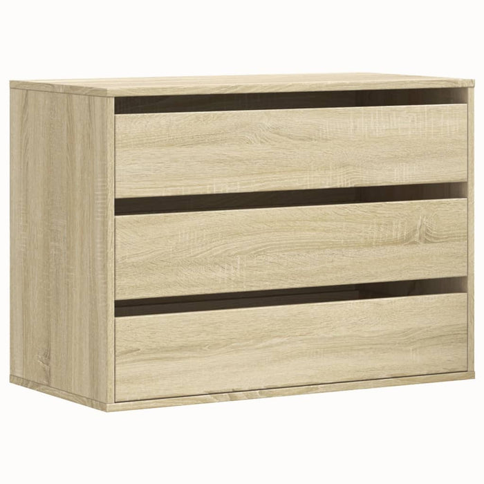 Dulap colț cu sertare stejar sonoma 80x41x58 cm lemn prelucrat - WALTI WALTI