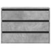 Dulap colț cu sertare gri beton 80x41x58 cm lemn prelucrat - WALTI WALTI