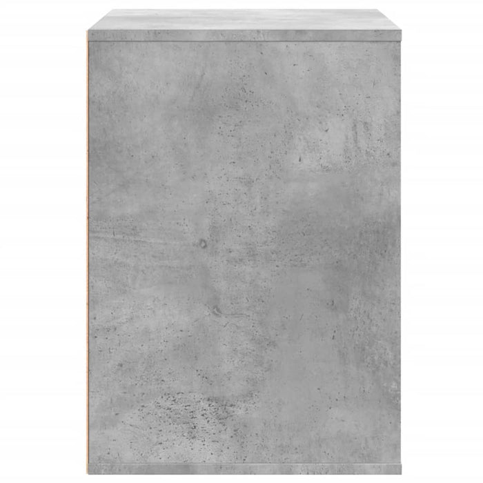 Dulap colț cu sertare gri beton 80x41x58 cm lemn prelucrat - WALTI WALTI