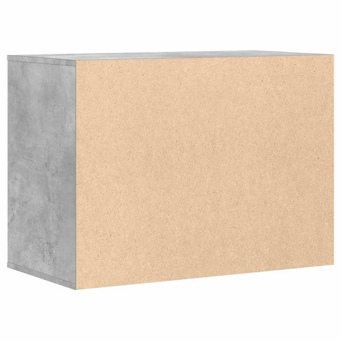 Dulap colț cu sertare gri beton 80x41x58 cm lemn prelucrat - WALTI WALTI