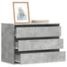 Dulap colț cu sertare gri beton 80x41x58 cm lemn prelucrat - WALTI WALTI