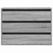Dulap colț cu sertare sonoma gri 80x41x58 cm lemn prelucrat - WALTI WALTI