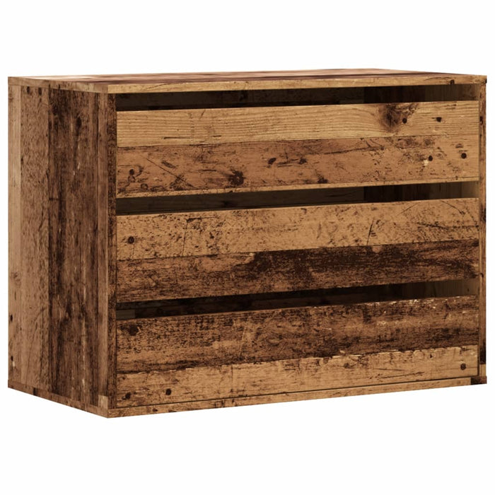 Dulap colț cu sertare lemn vechi 80x41x58 cm lemn prelucrat - WALTI WALTI