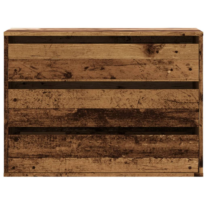 Dulap colț cu sertare lemn vechi 80x41x58 cm lemn prelucrat - WALTI WALTI