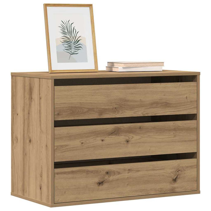 Dulap colț sertare stejar artizanal 80x41x58 cm lemn prelucrat - WALTI WALTI