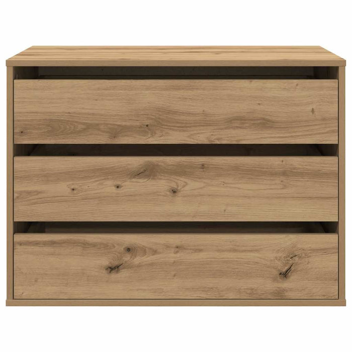 Dulap colț sertare stejar artizanal 80x41x58 cm lemn prelucrat - WALTI WALTI