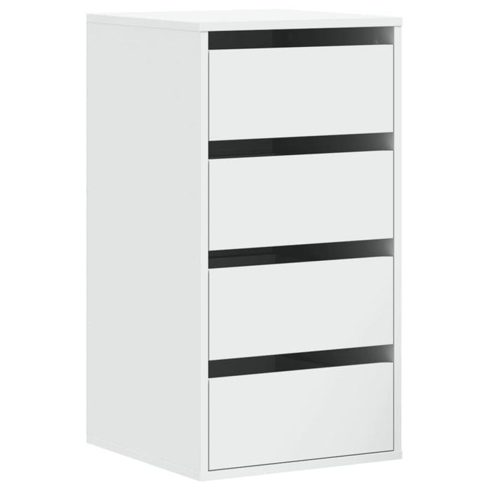 Dulap colț cu sertare alb 40x41x76 cm lemn prelucrat - WALTI WALTI