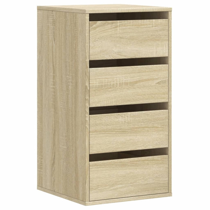 Dulap colț cu sertare stejar sonoma 40x41x76 cm lemn prelucrat - WALTI WALTI