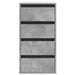 Dulap colț cu sertare gri beton 40x41x76 cm lemn prelucrat - WALTI WALTI