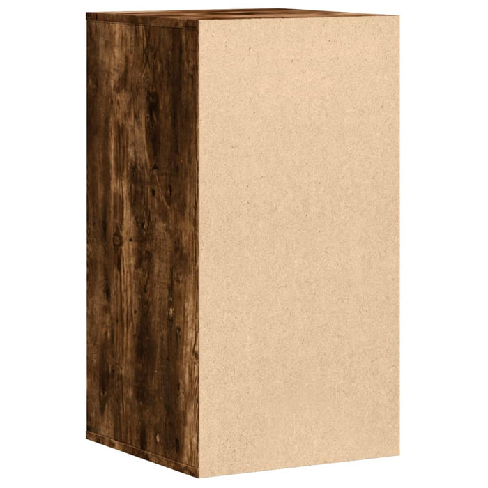 Dulap colț cu sertare stejar fumuriu 40x41x76 cm lemn prelucrat - WALTI WALTI