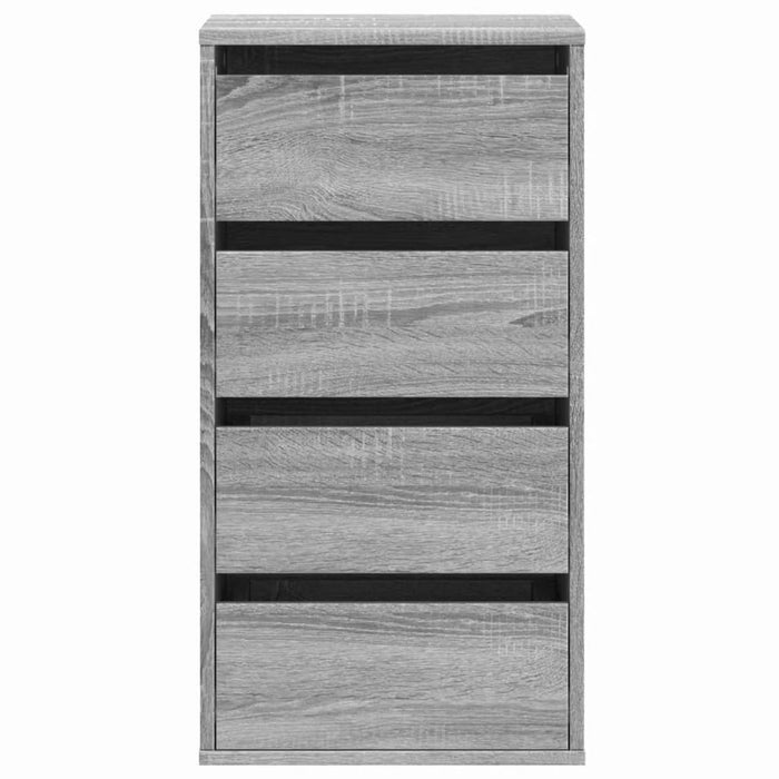 Dulap colț cu sertare sonoma gri 40x41x76 cm lemn prelucrat - WALTI WALTI