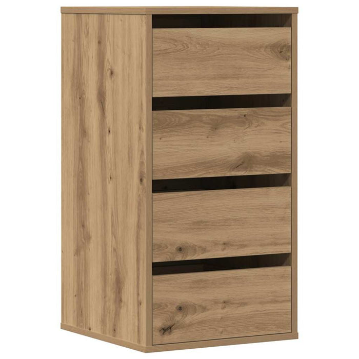 Dulap colț sertare stejar artizanal 40x41x76 cm lemn prelucrat - WALTI WALTI