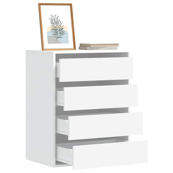 Dulap colț cu sertare alb 60x41x76 cm lemn prelucrat - WALTI WALTI