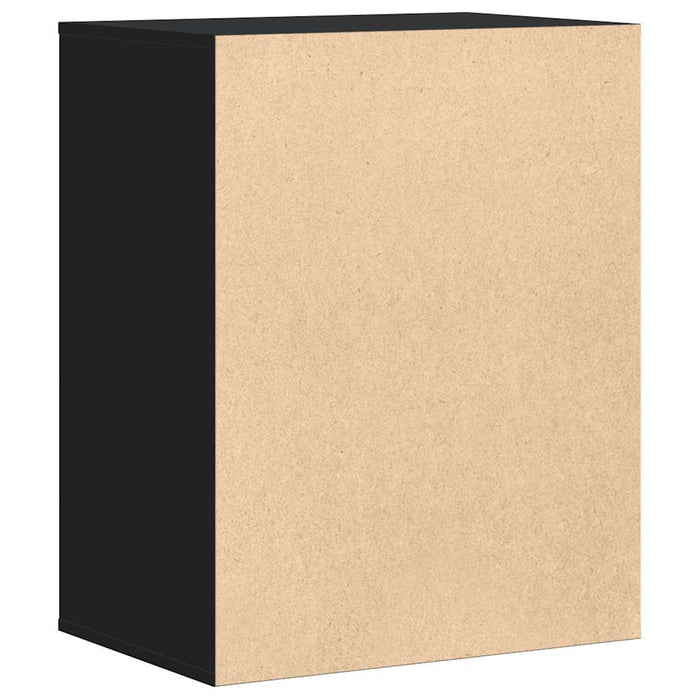 Dulap colț cu sertare negru 60x41x76 cm lemn prelucrat - WALTI WALTI