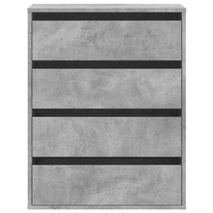 Dulap colț cu sertare gri beton 60x41x76 cm lemn prelucrat - WALTI WALTI