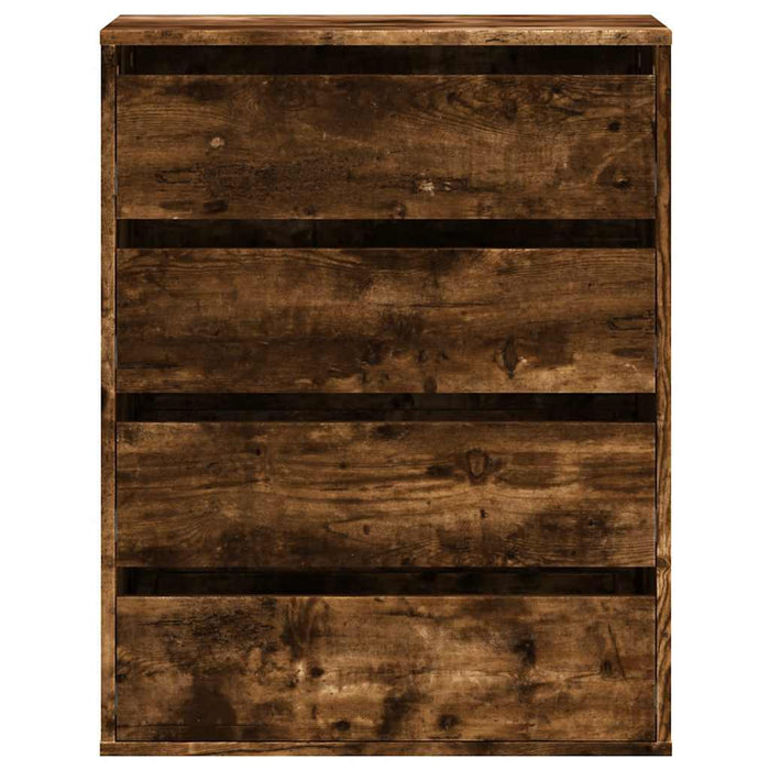 Dulap colț cu sertare stejar fumuriu 60x41x76 cm lemn prelucrat - WALTI WALTI