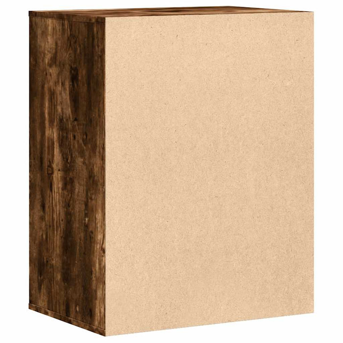 Dulap colț cu sertare stejar fumuriu 60x41x76 cm lemn prelucrat - WALTI WALTI