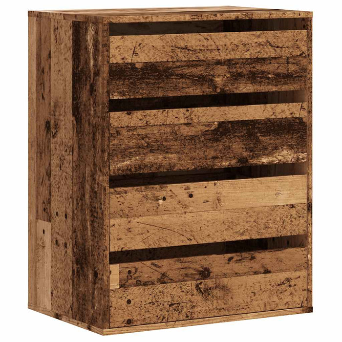 Dulap colț cu sertare lemn vechi 60x41x76 cm lemn prelucrat - WALTI WALTI