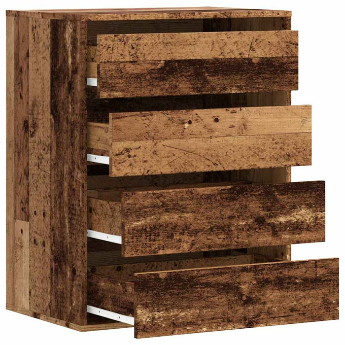 Dulap colț cu sertare lemn vechi 60x41x76 cm lemn prelucrat - WALTI WALTI