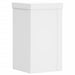 Suporturi de plante, 2 buc., alb, 10x10x18 cm, lemn prelucrat - WALTI WALTI