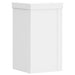 Suporturi de plante, 2 buc., alb, 10x10x18 cm, lemn prelucrat - WALTI WALTI