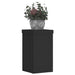 Suporturi de plante, 2 buc., negru, 10x10x18 cm, lemn prelucrat - WALTI WALTI