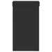 Suporturi de plante, 2 buc., negru, 10x10x18 cm, lemn prelucrat - WALTI WALTI
