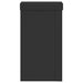 Suporturi de plante, 2 buc., negru, 10x10x18 cm, lemn prelucrat - WALTI WALTI