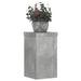Suport de plante, 2 buc., gri beton, 10x10x18 cm lemn prelucrat - WALTI WALTI