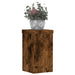 Suporturi de plante 2 buc. stejar fumuriu 10x10x18 cm lemn - WALTI WALTI
