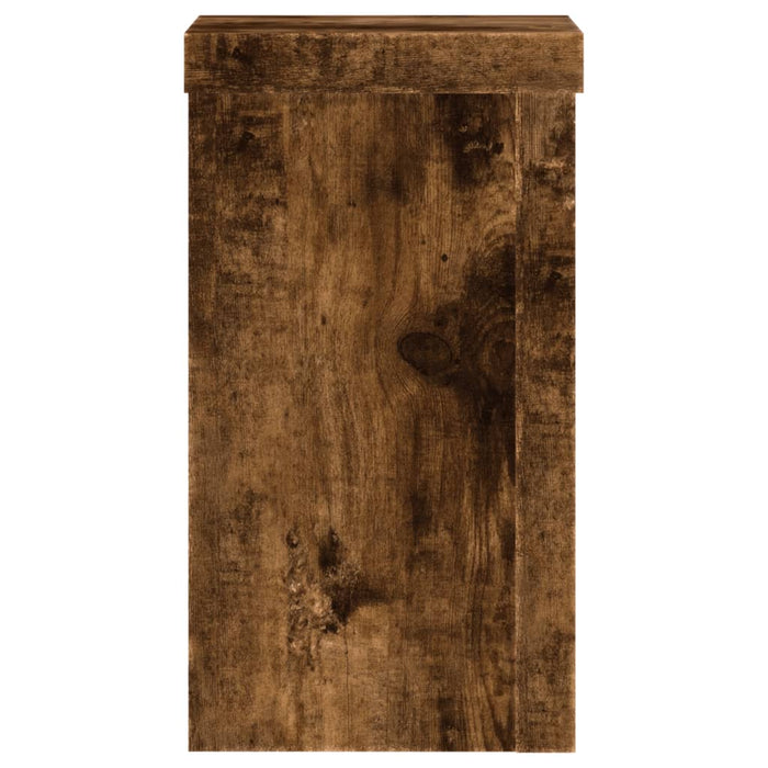 Suporturi de plante 2 buc. stejar fumuriu 10x10x18 cm lemn - WALTI WALTI