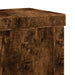 Suporturi de plante 2 buc. stejar fumuriu 10x10x18 cm lemn - WALTI WALTI