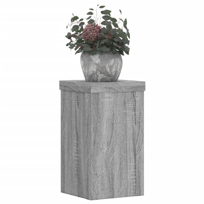 Suporturi de plante 2 buc. gri sonoma 10x10x18cm lemn prelucrat - WALTI WALTI