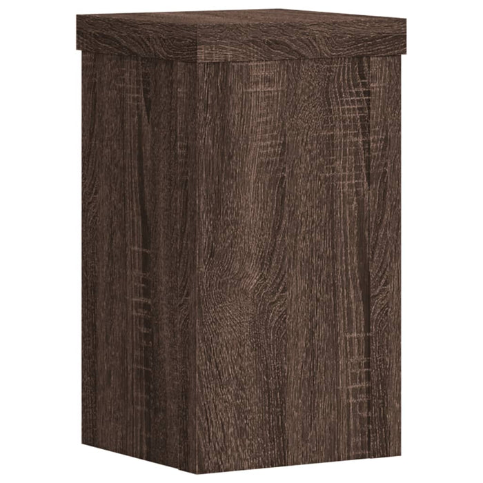 Suporturi de plante 2 buc. stejar maro 10x10x18cm lemn compozit - WALTI WALTI