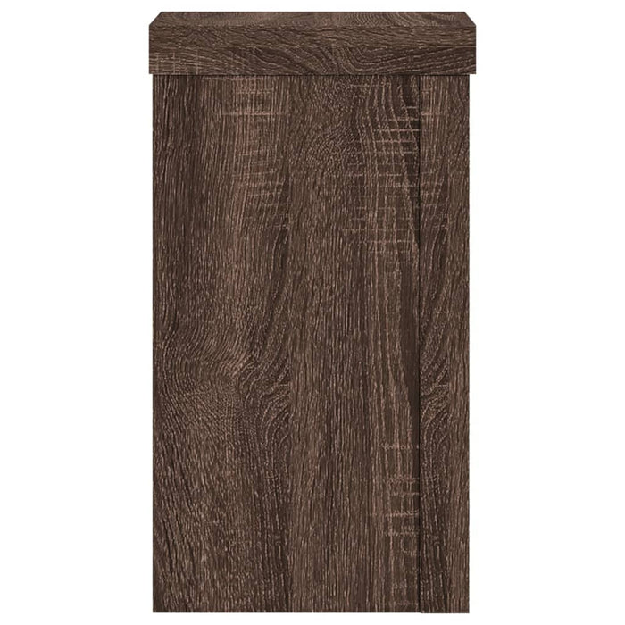 Suporturi de plante 2 buc. stejar maro 10x10x18cm lemn compozit - WALTI WALTI