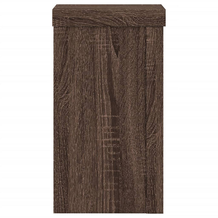 Suporturi de plante 2 buc. stejar maro 10x10x18cm lemn compozit - WALTI WALTI