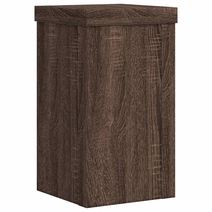 Suporturi de plante 2 buc. stejar maro 10x10x18cm lemn compozit - WALTI WALTI