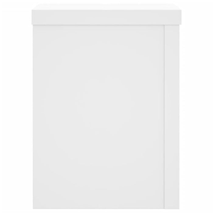 Suporturi de plante, 2 buc., alb, 15x15x20 cm, lemn prelucrat - WALTI WALTI