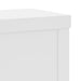 Suporturi de plante, 2 buc., alb, 15x15x20 cm, lemn prelucrat - WALTI WALTI
