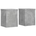 Suport de plante, 2 buc., gri beton, 15x15x20 cm lemn prelucrat - WALTI WALTI