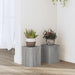 Suporturi de plante 2 buc. gri sonoma 15x15x20cm lemn prelucrat - WALTI WALTI