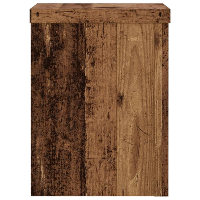 Suporturi de plante 2 buc. lemn vechi 15x15x20cm lemn prelucrat - WALTI WALTI