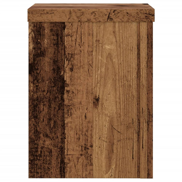 Suporturi de plante 2 buc. lemn vechi 15x15x20cm lemn prelucrat - WALTI WALTI