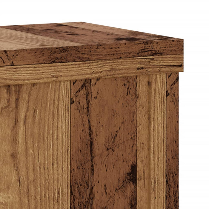 Suporturi de plante 2 buc. lemn vechi 15x15x20cm lemn prelucrat - WALTI WALTI
